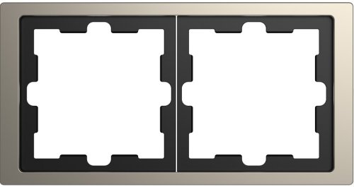 Рамка универсальная Schneider Electric Merten D-Life 2-м. металл никель фото Рамка универсальная Schneider Electric Merten D-Life 2-м. металл никель картинка